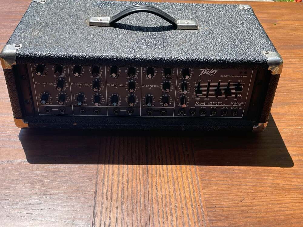 Peavey XR-400 200H Power Module Amplifier Powered Mixer 100W